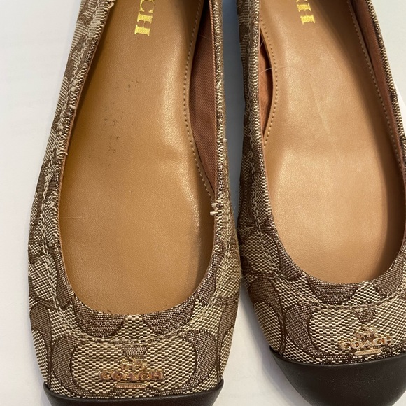 NWOT Coach Chelsea Ballet Flats Size 7.5 - Picture 7 of 9